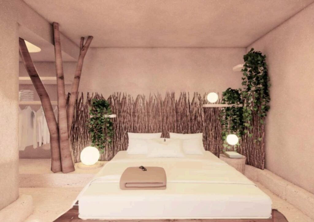 Habitación de Villa Zafiro.